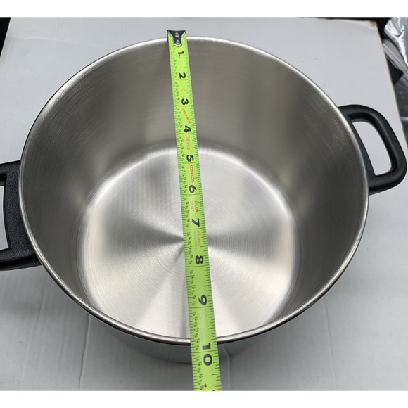 Tools Of The Trade 8 Quart Stainless Steel Stockpot Basics w/handles & Lid - Picture 8 of 8